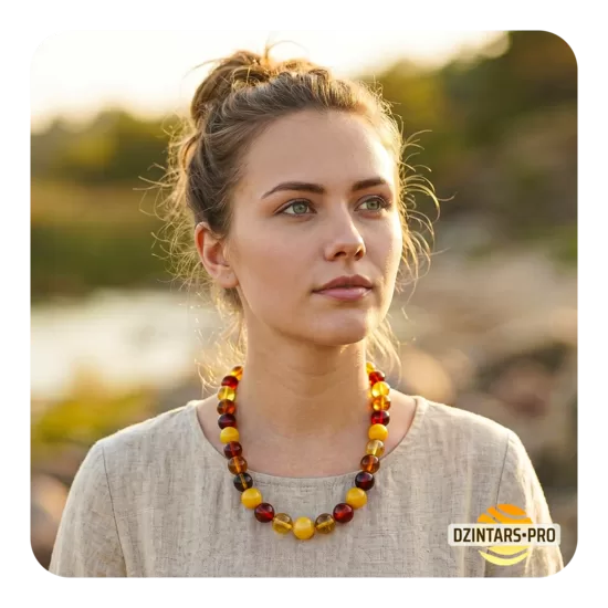 WOMEN'S AMBER NECKLACES